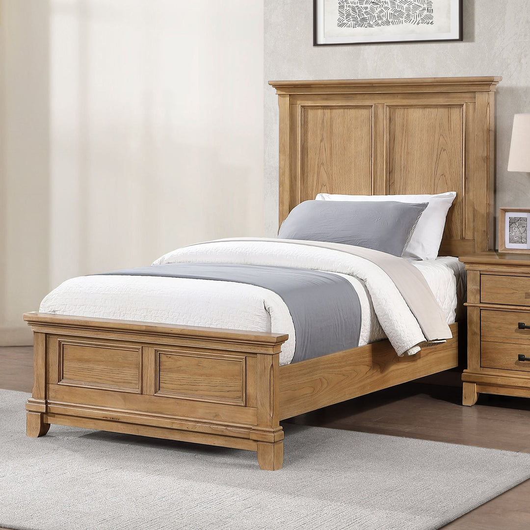 Sunstone3/3 T Panel Footboard & Slats-Honey