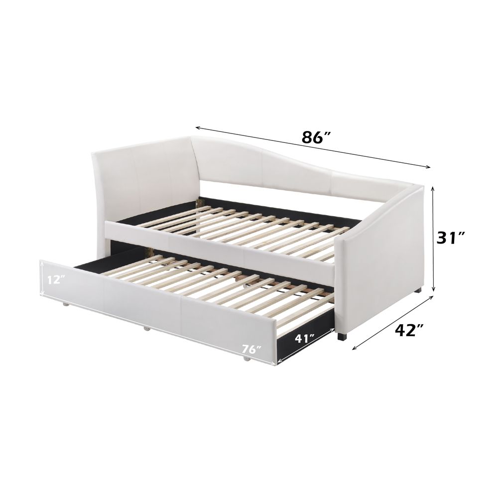 Jedda Daybed W/Trundle (Twin) – dimensions diagram