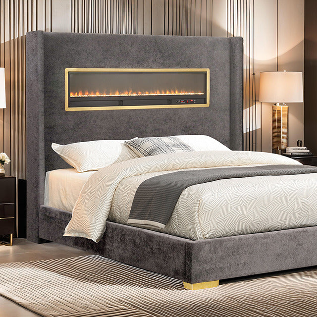 Danvers Bed, Gray