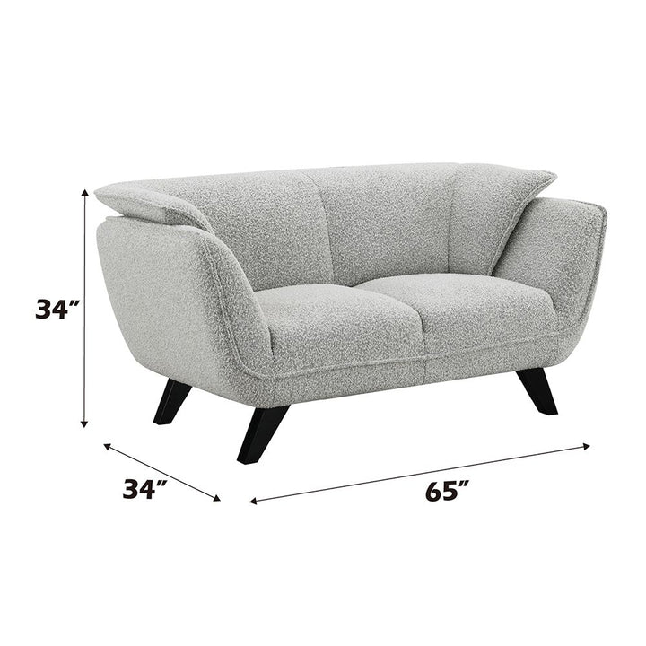 Nayeli Loveseat – line drawing