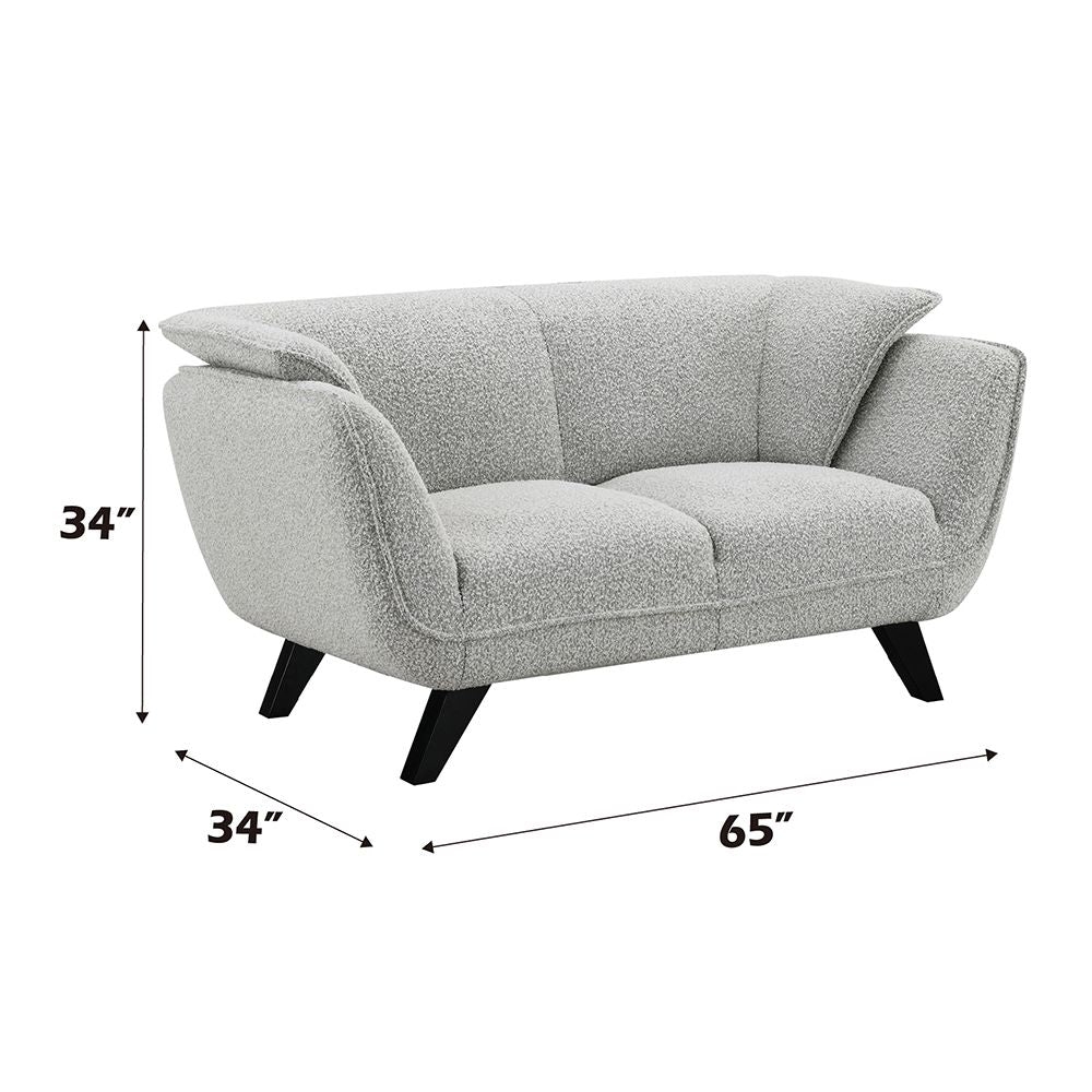 Nayeli Loveseat – line drawing