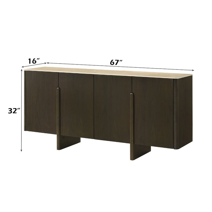 Davita Server w/Ceramic Top – dimensions diagram