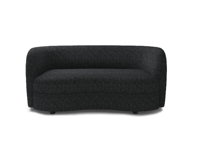 Versoix Loveseat, Black - view 2