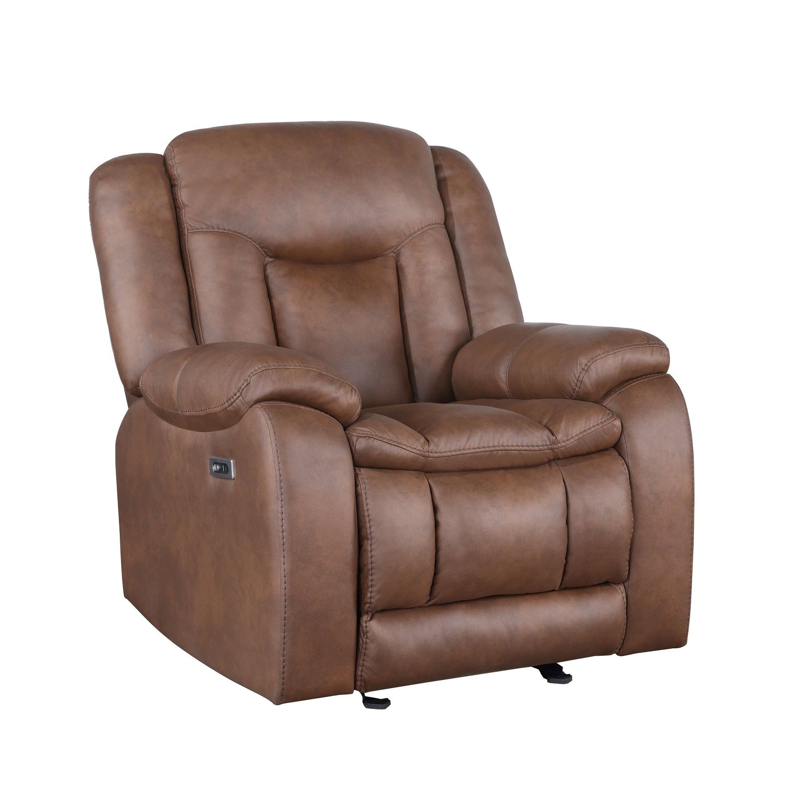 Morello  Glider Recliner W/pwr Fr- Brown