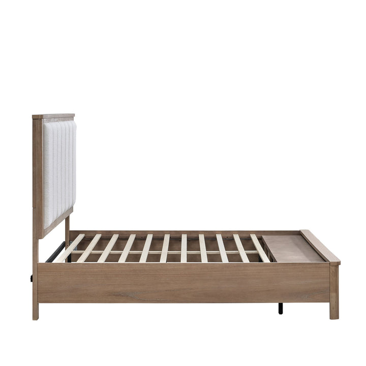 Anika 6/6-5/0 Ek/q Storage Bed Side Rails-Natural