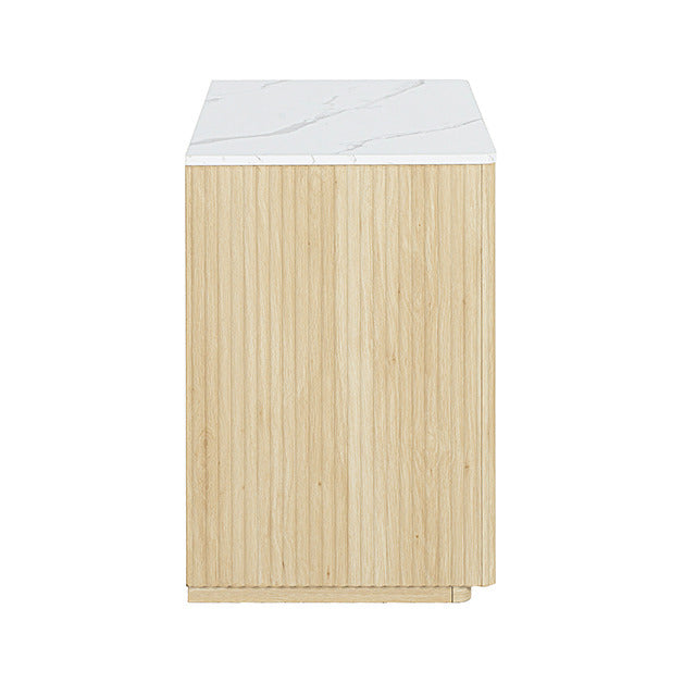 Lydd Nightstand W/ 2 Drawers, Natural - view 5