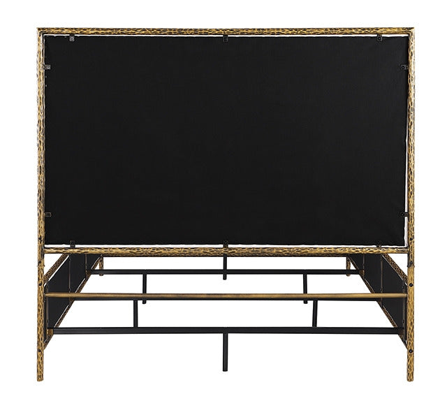 Valda Bed, Matte Gold - view 3