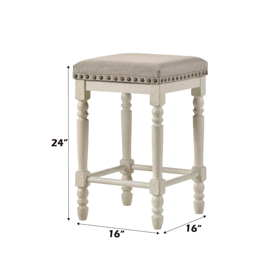 Tasnim Counter Height Stool (Set-2) – dimensions diagram