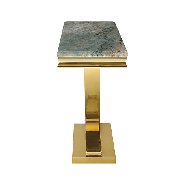 Wettingen Sofa Table, Gold/Green - view 3