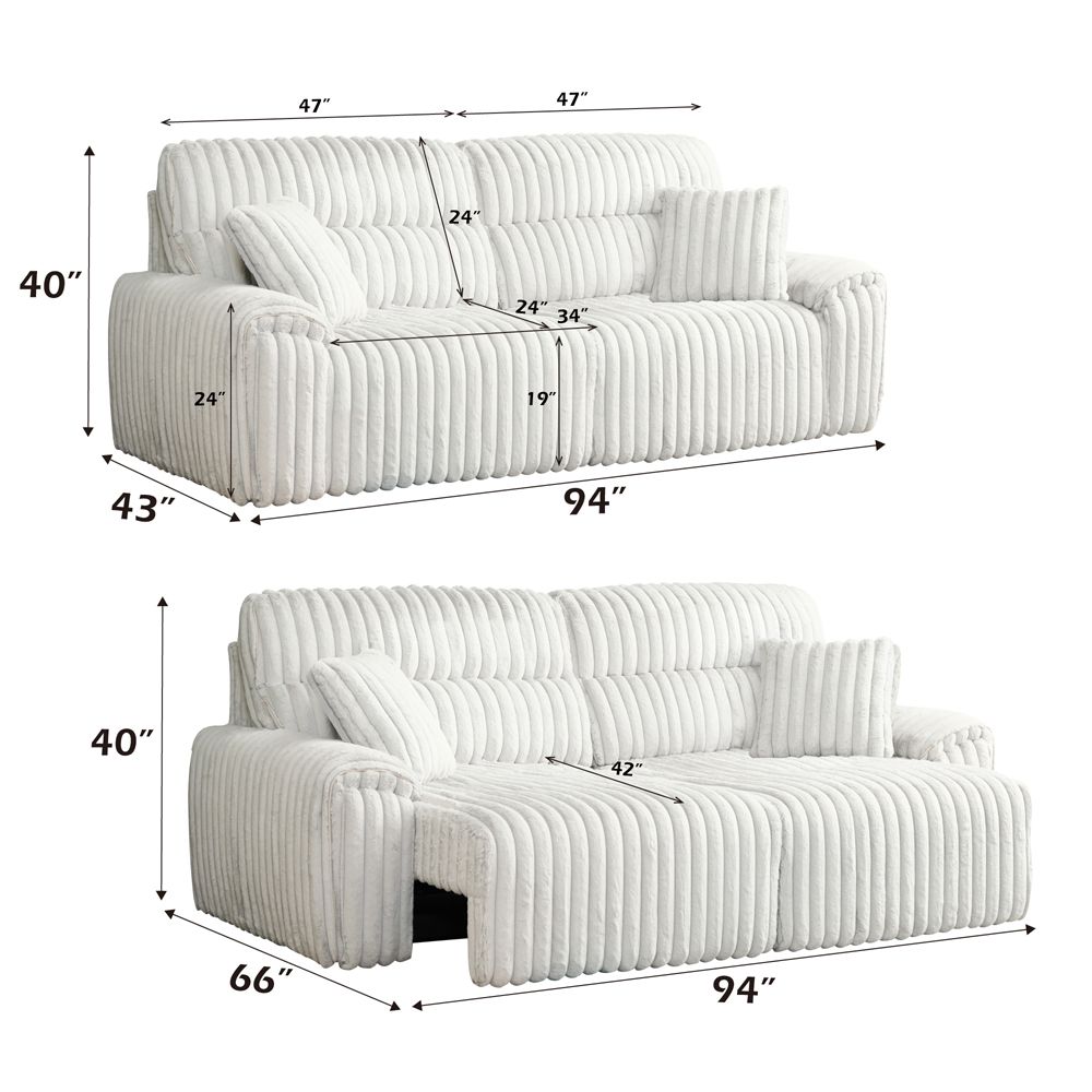 Jaya Power Motion Sofa with Sleeper & USB Port
