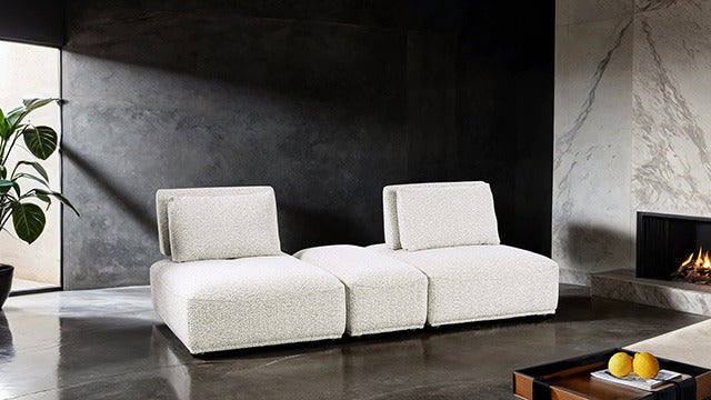 Stavanger 2-Seater W/ Rect Ot, Light Gray - view 2