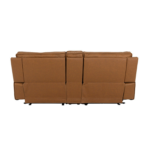 Dallas Oversized Power Loveseat, Camel Brown - view 8