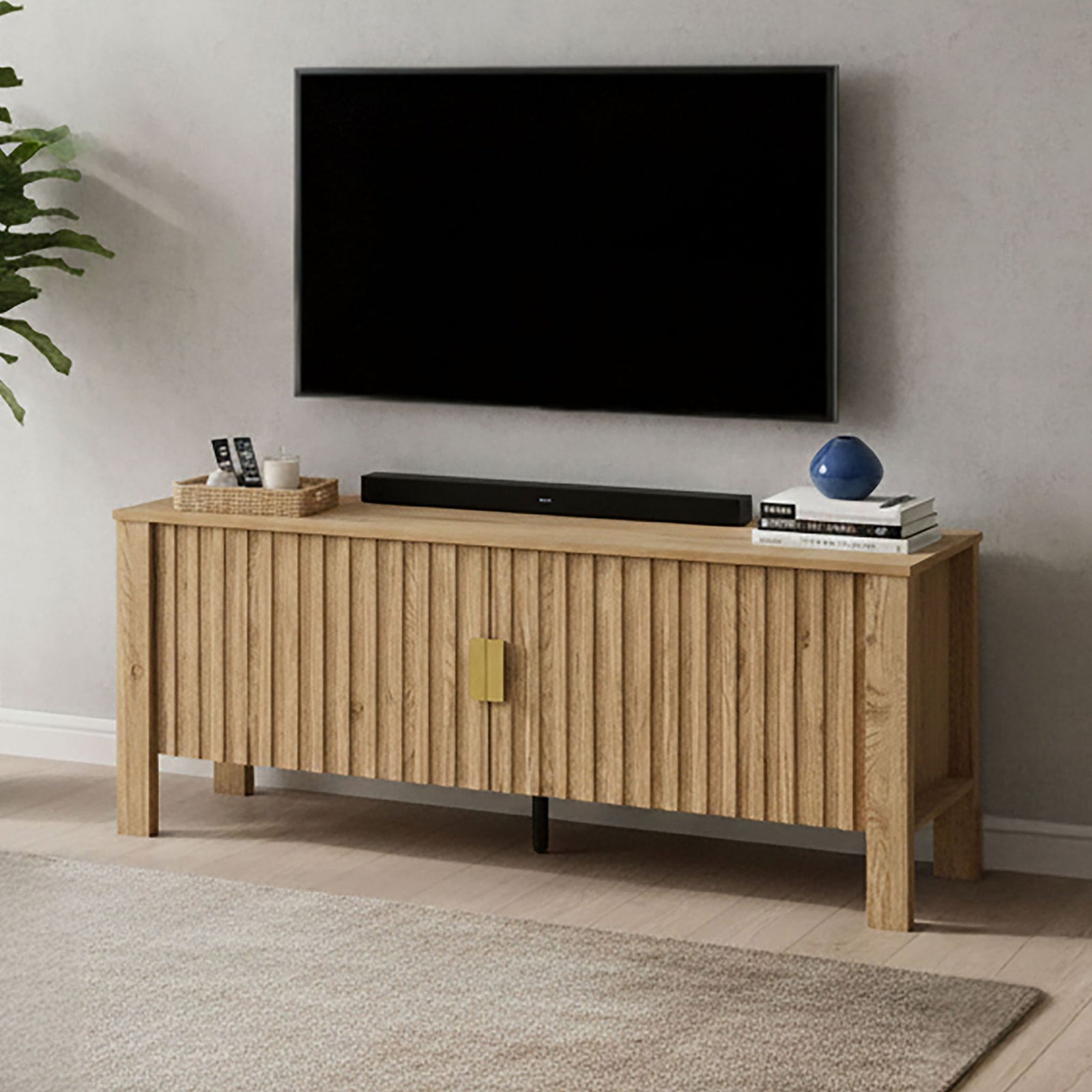 Thayer 47" Two Door  TV Console- Natural