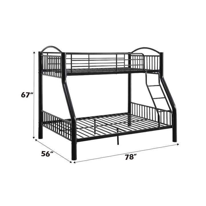 Cayelynn Twin/Full Bunk Bed – dimensions diagram