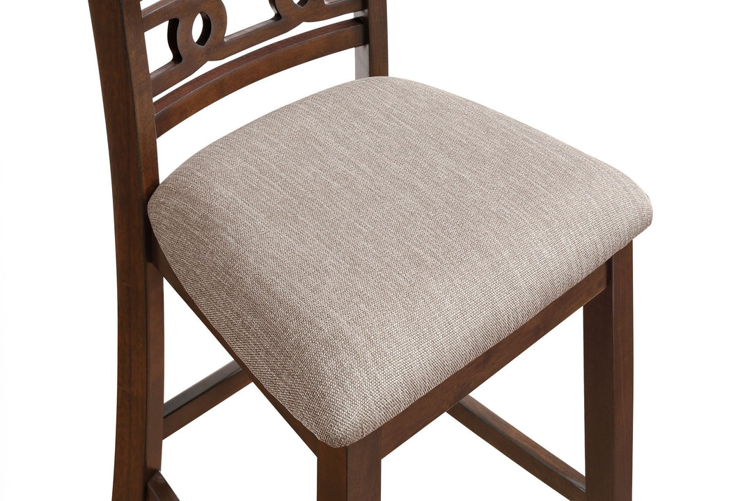 Gia Counter Chairs (2/ctn)-Cherry