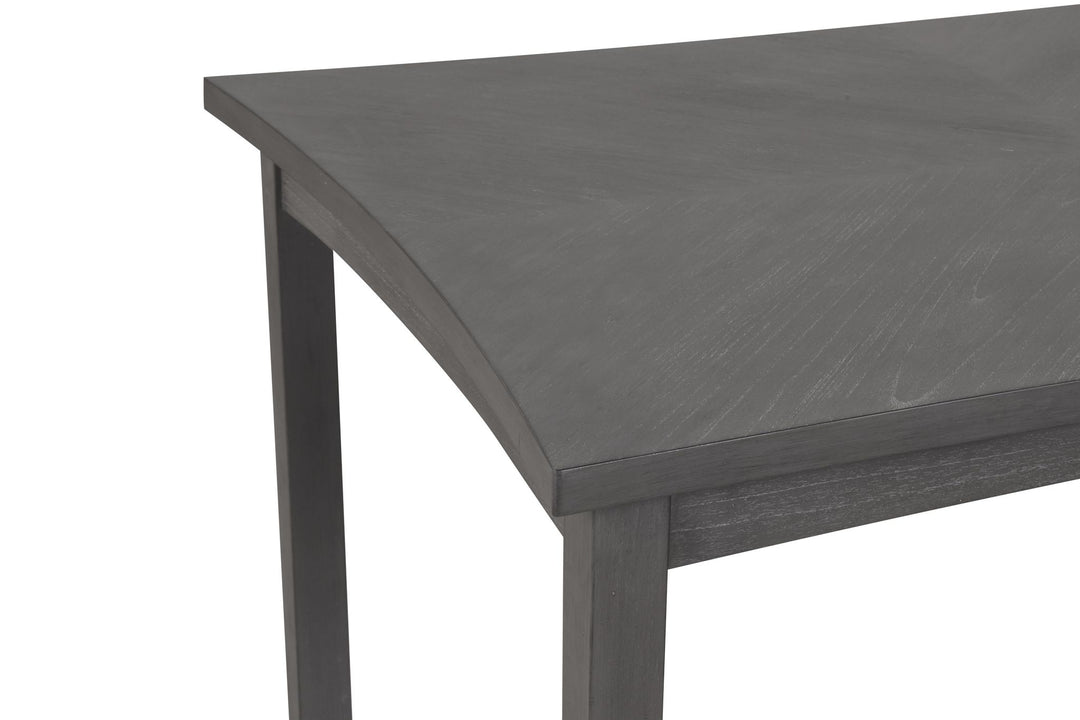 Flair  60" Dining Table & 4 Chairs (5 Pc Set)-Gray