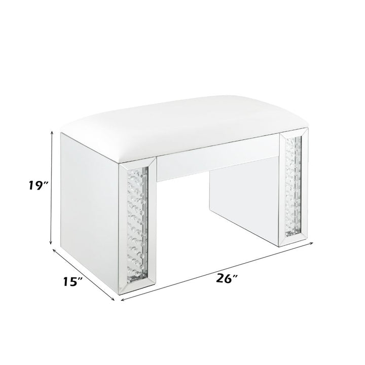 Nysa Vanity Stool – dimensions diagram