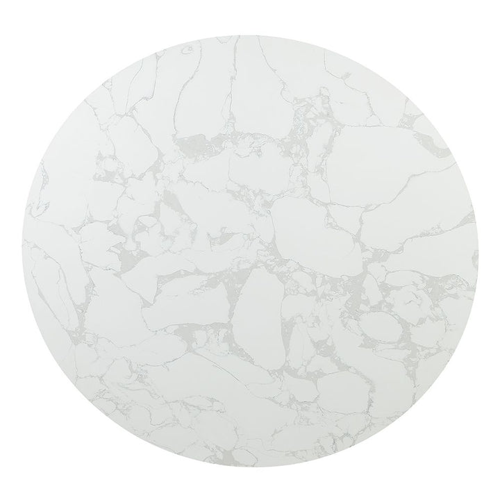 Clayten Round Dining Table w/Marble – view 3