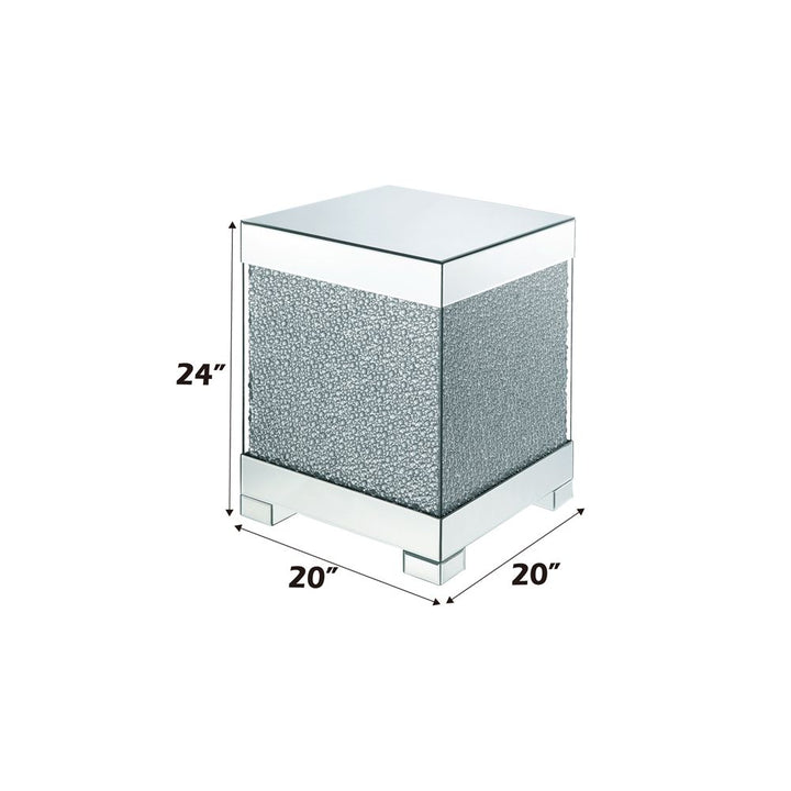 Mallika End Table – dimensions diagram
