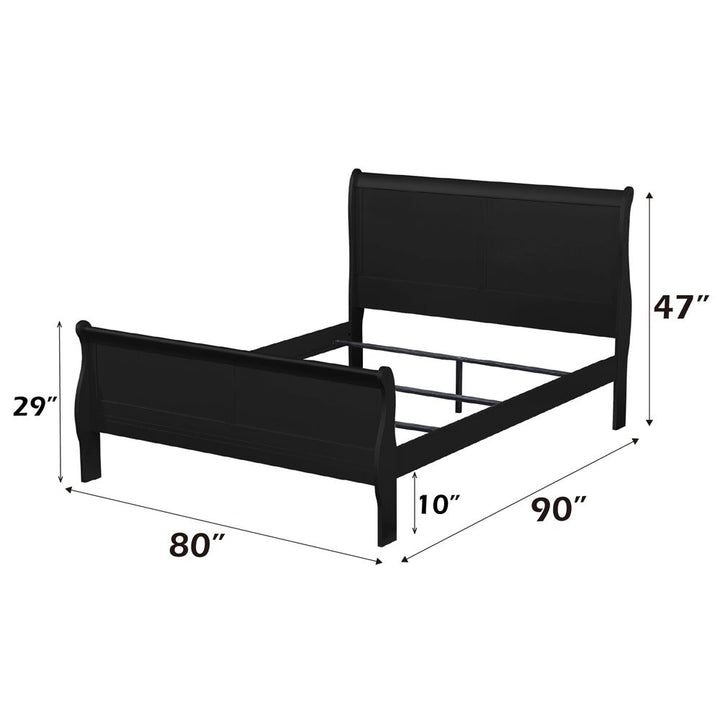 Louis Philippe Eastern King Bed