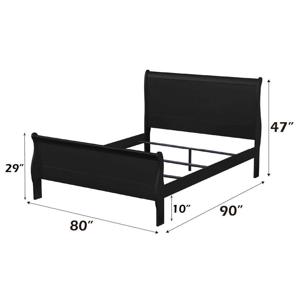 Louis Philippe Eastern King Bed