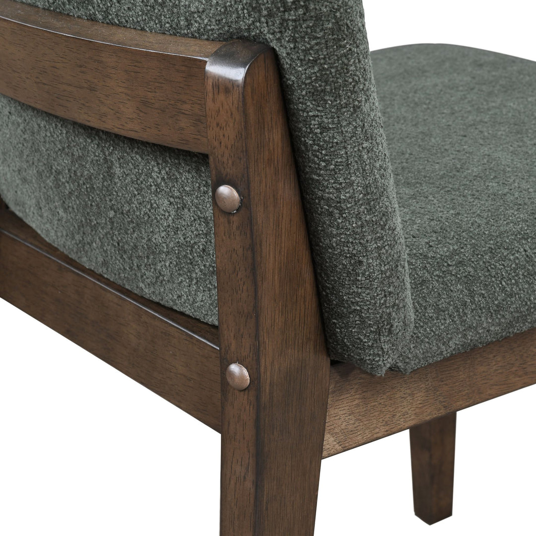 Kody Upholstered Dining Chair (2 Per Carton)-Forest Green