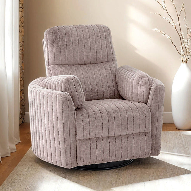 Belper Power Glider Recliner W/ Swivel, Taupe