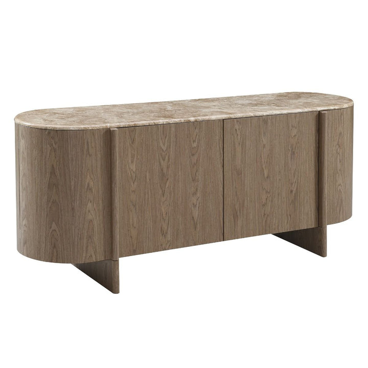 Markku Console Table w/Natural Marble – view 3