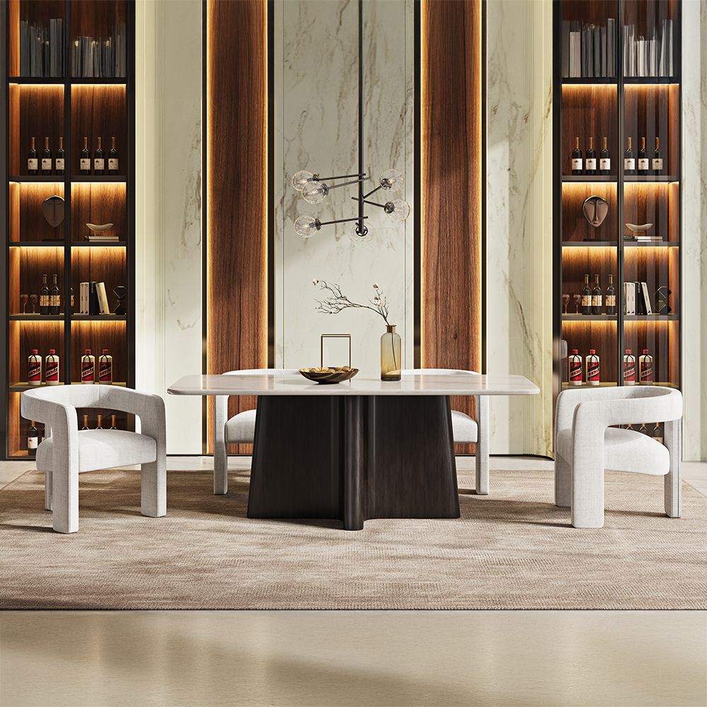 Jacory Dining Table w/Bottocino Marble Top – view 2