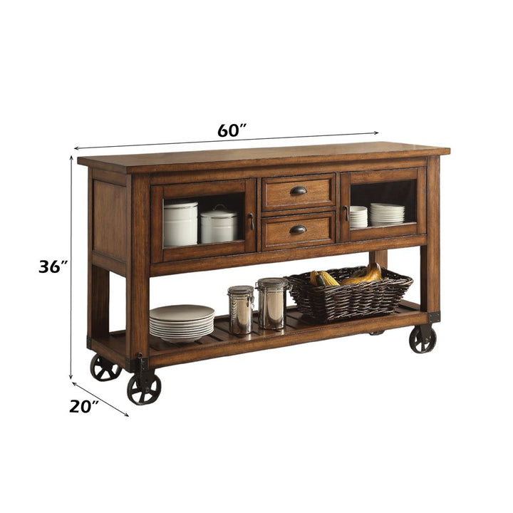 Kadri Kitchen Cart – dimensions diagram