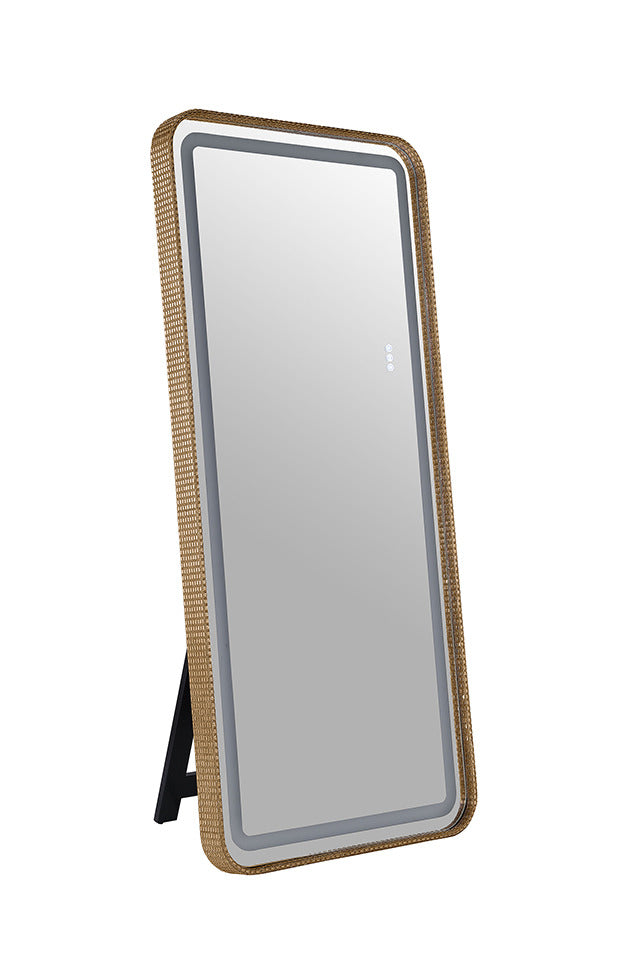 Kiley Floor Mirror, Gold - view 2