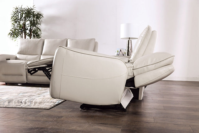 Phineas Power Sofa, Beige - view 5