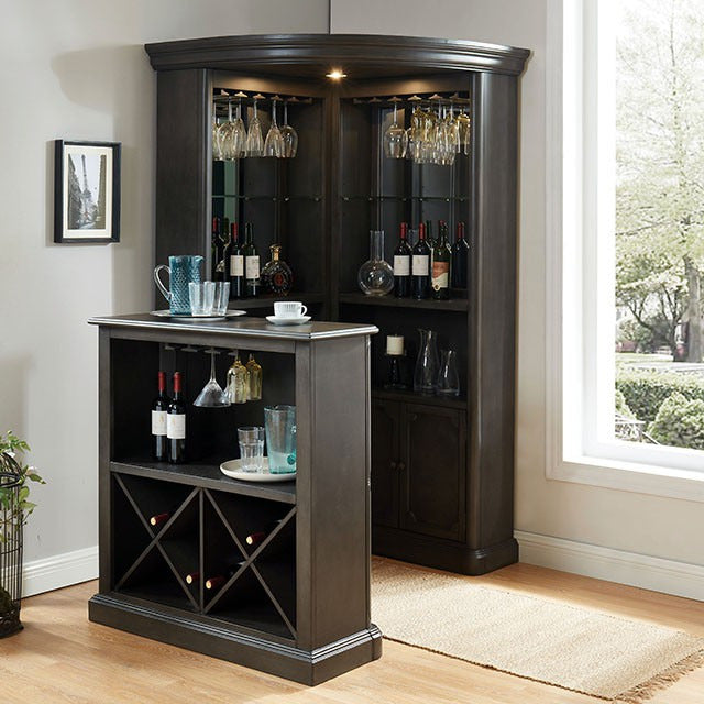 Voltaire Standing Bar Table, Gray - view 3