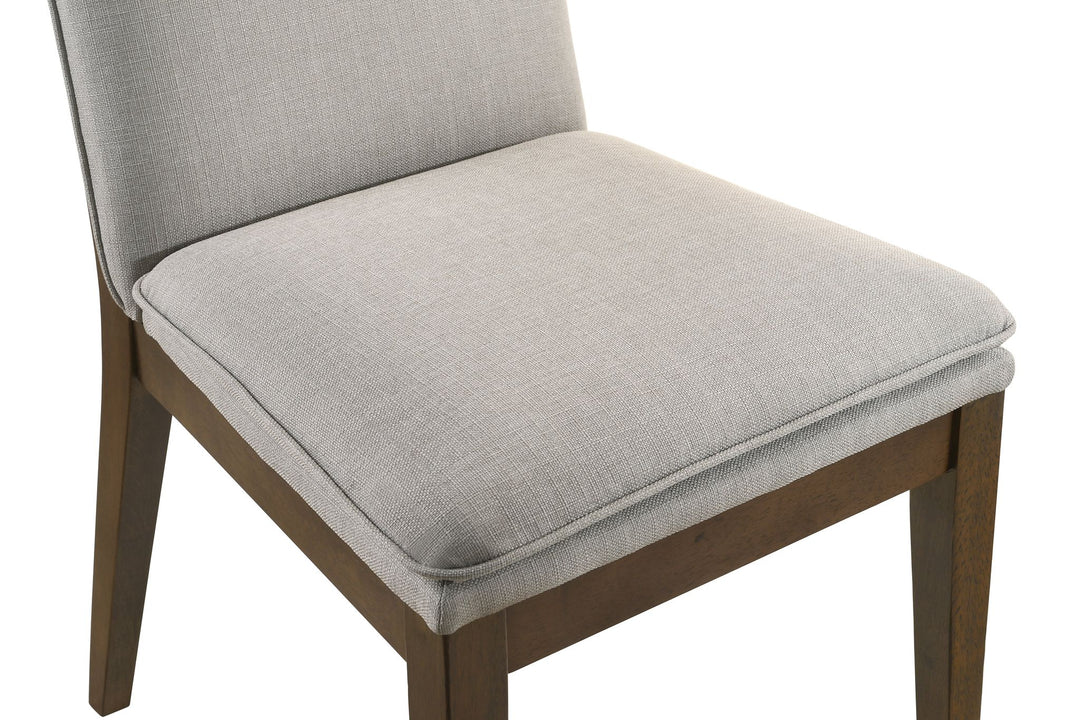 Maggie Dining Chair W/natural Cushion-Walnut