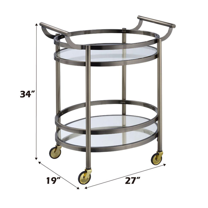 Lakelyn Serving Cart – dimensions diagram
