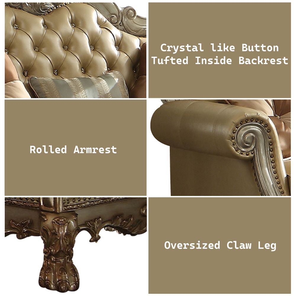 Dresden Loveseat with 3 Pillows