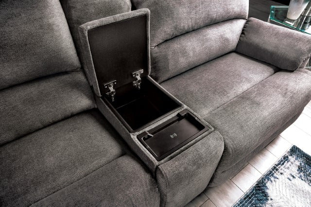 Cerelia Power Sectional, Gray - view 4