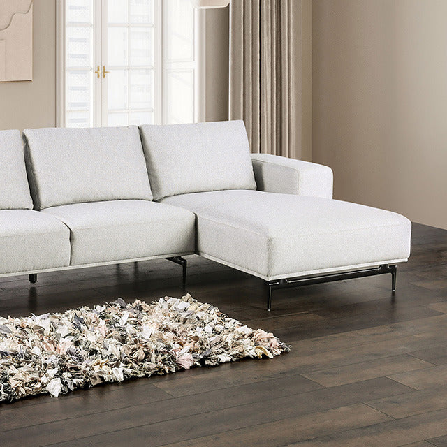 Baerum Sectional, Right Chaise, Light Gray