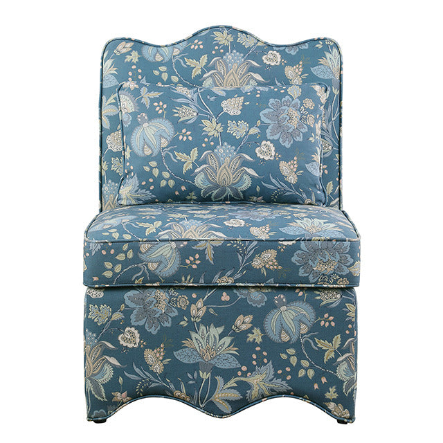 Hemsworth Accent Chair, Jacobean Peacock Blue - view 2