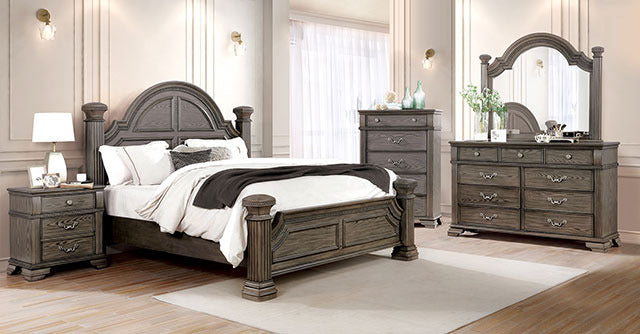 Pamphilos 5 Pc Queen Bedroom Set, Gray - view 2