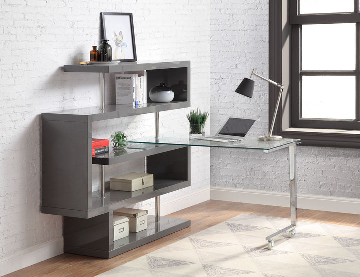 Buck II Writing Desk W/Bookshelf – view 6