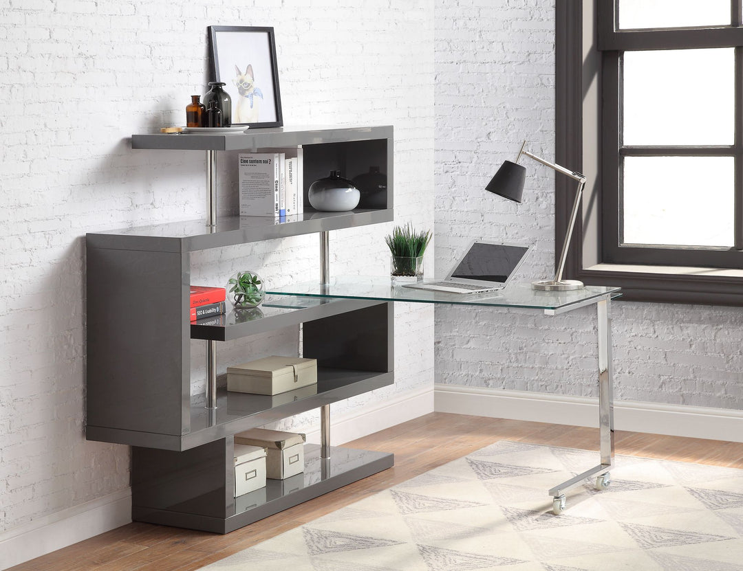 Buck II Writing Desk W/Bookshelf – view 6