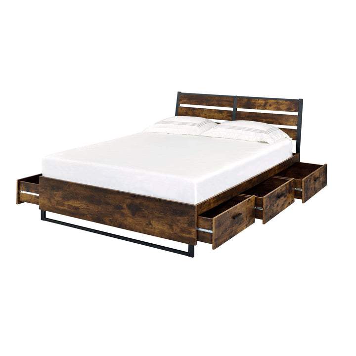 Juvanth Eastern King Bed with Storage