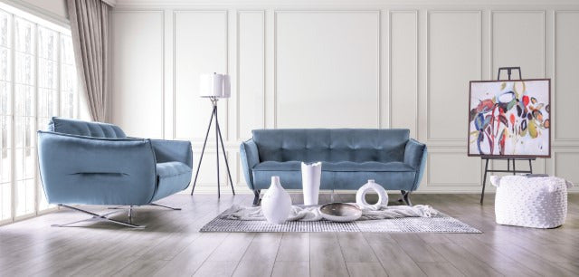 Civellutino Sofa, Light Blue - view 2