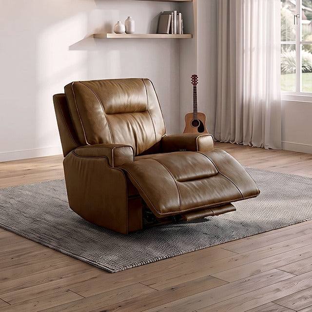 Dallas Oversized Power Recliner, Cocoa Brown - view 6