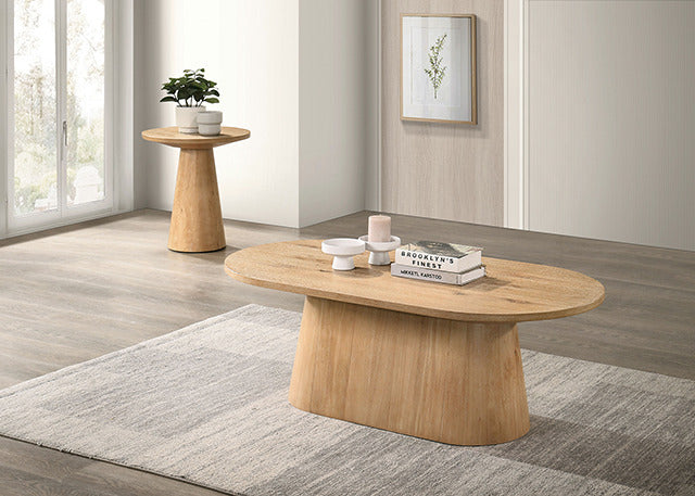 Halewood Oval Cocktail Table, Oak - view 6