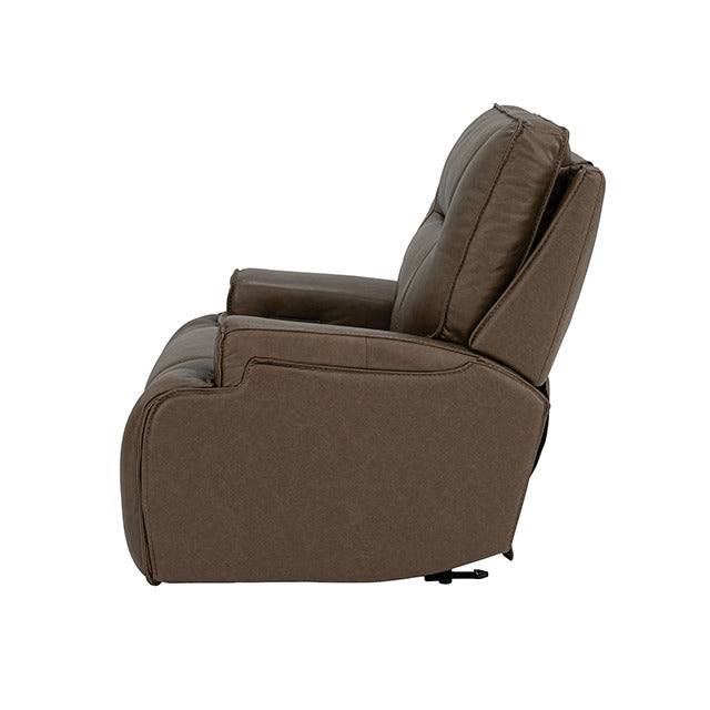 Dallas Oversized Power Recliner, Cocoa Brown - view 4