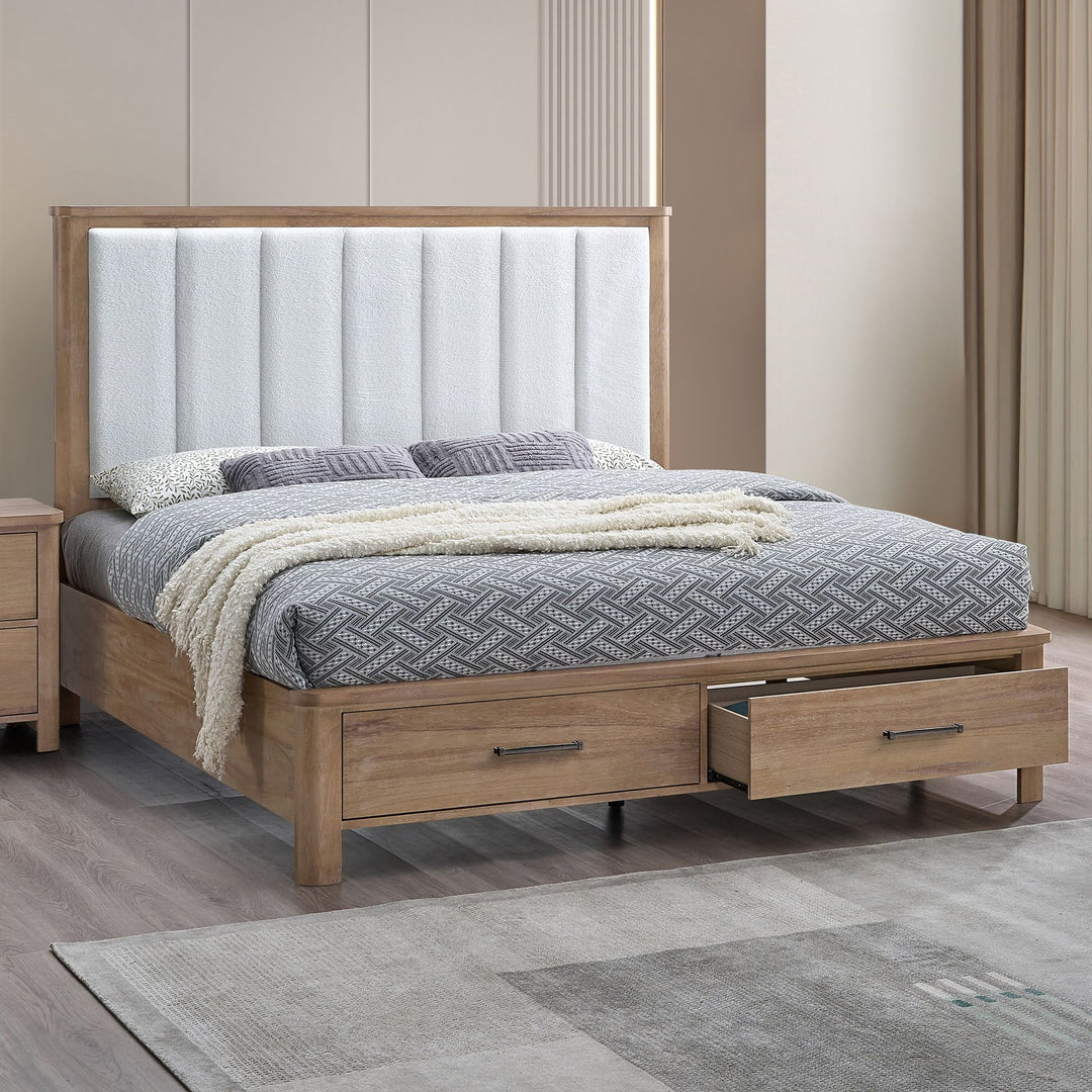 Anika 6/6 K Panelheadboard-Natural