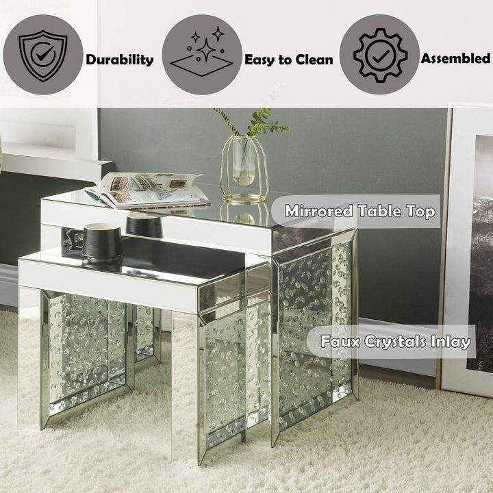 Nysa Accent Table – features callout
