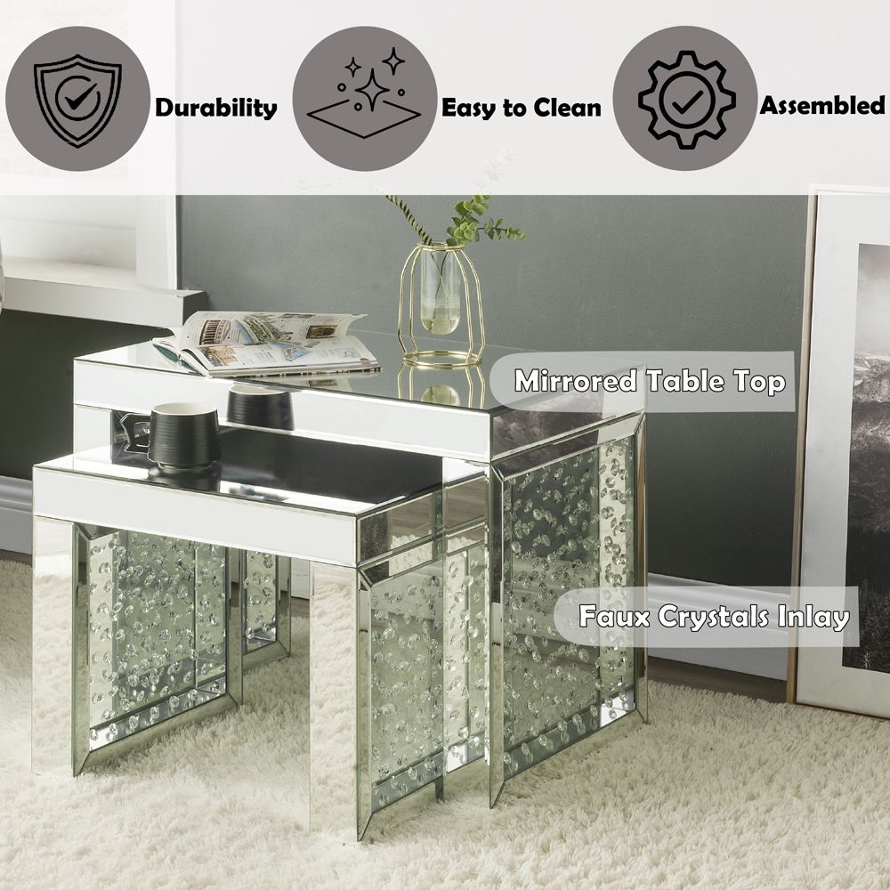Nysa Accent Table – features callout
